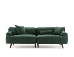 Grön soffa 3-sits