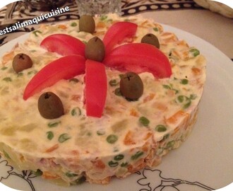 Gâteau salade de macédoine