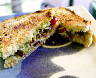Bacon Guacamole Grilled Cheese Sandwich