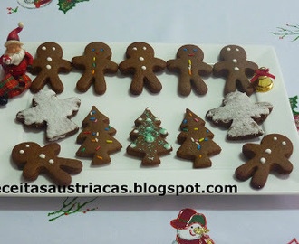 BOLACHA DE MEL BONECOS - Honigkuchenmännchen (Gingerbread Man)