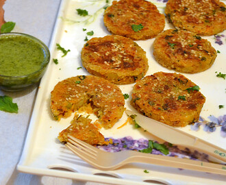 Sweet Potato Cutlets / How to make Green Chutney for Chats / Step by Step