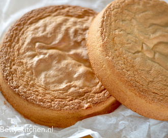 Biscuit taart beslag maken (how-to)