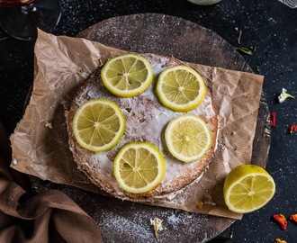 Eggless Lemon cake