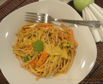 Coconut Red Curry Sauce & Noodles