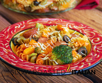 Smoked Sausage Pasta and Vegetable Skillet in 30 Minutes