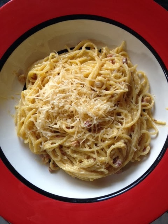 Recept: spaghetti carbonara