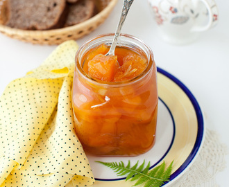 Melon Jam with Candied Ginger and Lemon Peel