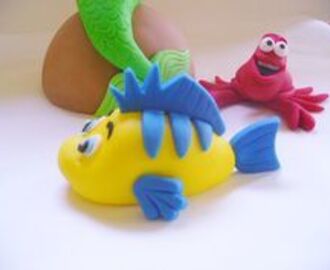 Bild: STEP BY STEP Flounder from the Little Mermaid | Cake Decorating ...