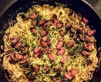 Therese on Instagram: “Oxfilé & Gorgonzola pasta 👌 #pasta#oxfile #gorgonzola #instapic#meat#kött #imittkök#middag #dinner #godmat#instamat#hemlagad #hemlagat…”