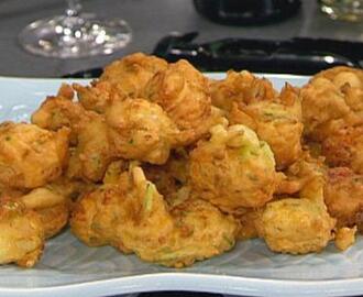 Zucchini and Shrimp Fritters