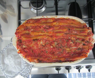 Baked Pasta – Ziti with Passata , Mozzarella , Bacon, Oregano and Parmesan