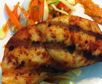 Grilled Spicy Wahoo Fillet