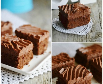 Brownies s čokoládovým krémom