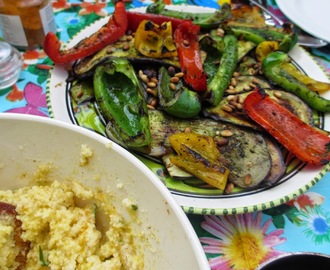 Couscous met gegrilde groenten