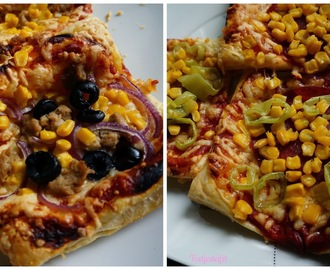 Koken met kids: bladerdeeg pizza