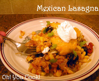 Slow Cooker Mexican Lasagna - And a Giveaway!