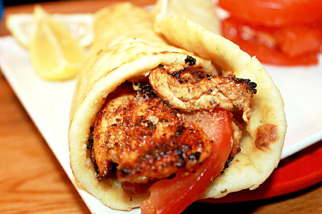 Chicken Shawarma with Garlic Oil