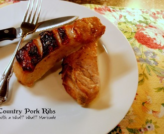 Simple Dinner Sunday - Country Pork Ribs