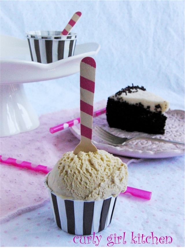 Root Beer Chocolate Cake with Root Beer Float Ice Cream