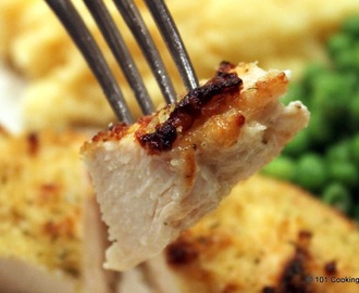 Parmesan Mayonnaise Baked Skinless Chicken Breast