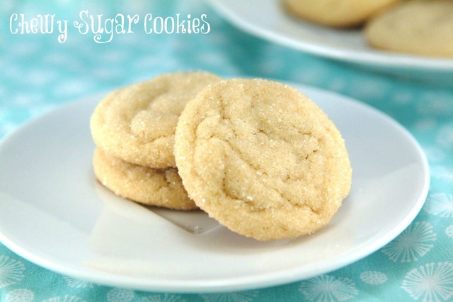 {2nd Day of Christmas} Chewy Sugar Cookies