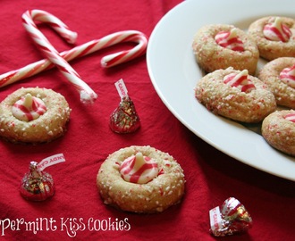 {5th Day of Christmas} Peppermint Kiss Cookies