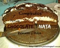 Tarta de Chocolate y Nata ( Especial Cumpleaños )