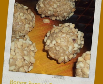 (recreated) Peanut Butter Honey Balls - School Lunch Series