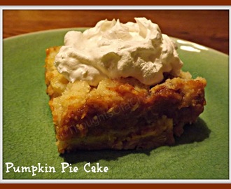 Pumpkin Pie.....Cake!!!