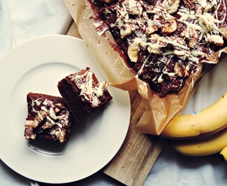 [FOOD] Brownies mit Banane und extra viel Schokolade