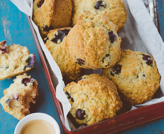 Oat Blueberry Muffins