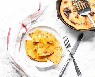 Italian Farinata chickpea pancake