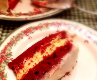 RECIPE: Cheesecake Mousse Filled Red Velvet Cake