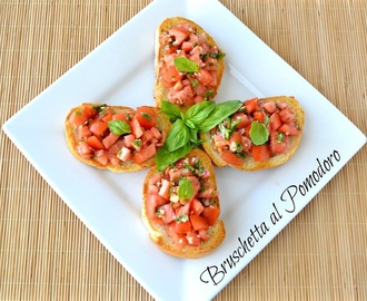 Tomato & Basil Bruschetta - Bruschetta al Pomodoro