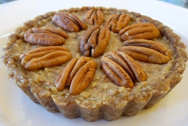 Go Nuts For This Raw Vegan Pecan Pie, Made As Cute Little Tarts - A Great Thanksgiving Dessert
