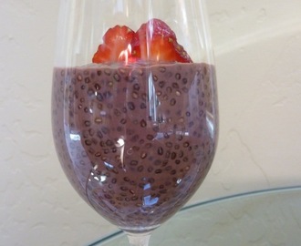 Vegan Chocolate Chia Seed Pudding - Rich, Creamy And A Great Source Of Omega 3 Fatty Acid And Soy Protein