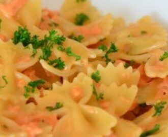 vrijgezellenplat 1: pasta met zalm