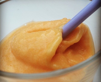 Meloen & mango sorbet ijs