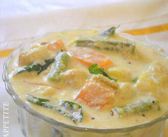 How to make Aviyal /South Indian Avial Recipe / Step-by-Step: