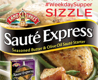 Savory Butter and Olive Oil Pork Chops #SautéExpress #SundaySupper