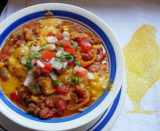 Beef and Pork Roasted Tomato Chili