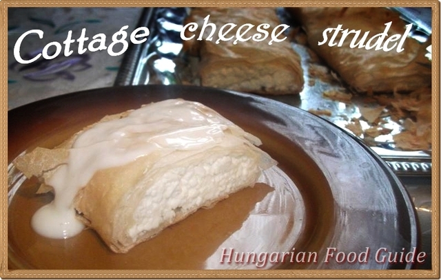 Cottage cheese strudel