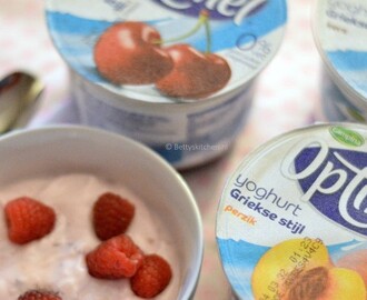 Optimel yoghurt Griekse stijl + Recept Yoghurt-taart