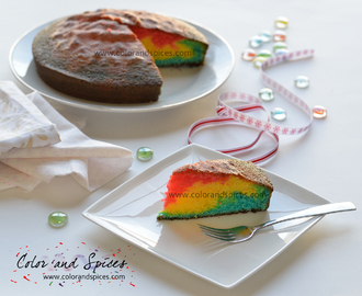 Rainbow cake...