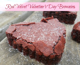 Red Velvet Valentine's Day Brownies
