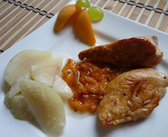 Mézes csirkemell sült sárgabarackkal alma-szósszal - Paleo (Blogkóstoló)