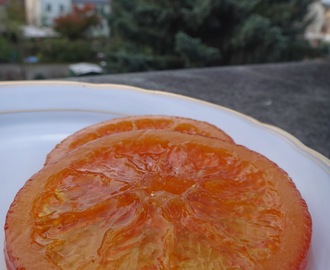 Orange confite 法國人的蜜餞, 蜜糖橙片 製作過程