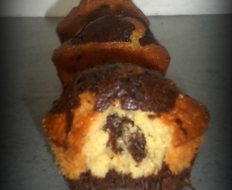 Muffins marbré chocolat/vanille