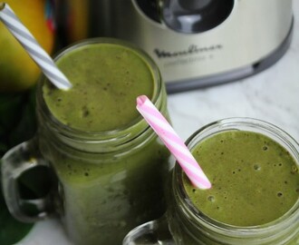 Groene smoothie [Review Coolblue: Moulinex Perfect Mix]