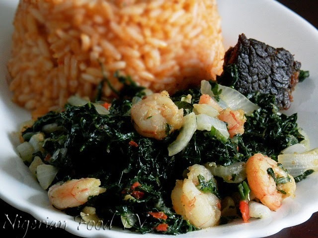 Vegetable & Prawn Stir-Fry For Jollof Rice,Plantains and more
